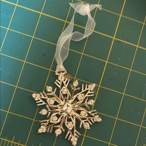 Lunt Silver Snowflake Ornament